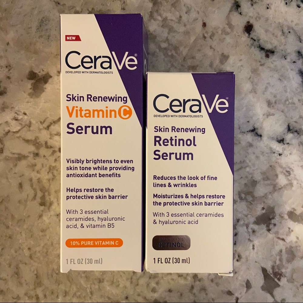 CeraVe facial care: Vitamin C & Retinol serum
